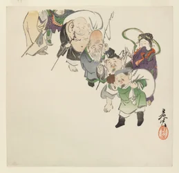Seven Gods of Good Luck, c. 1885